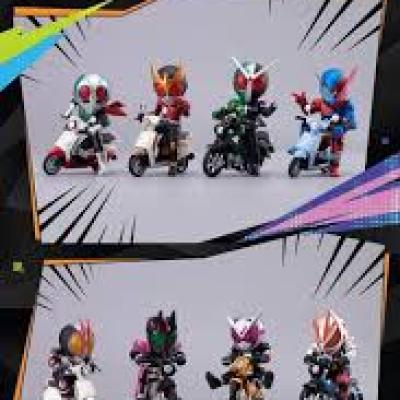 [FIGURE Q] 幪面超人 x HONDA 電單車 一盒八隻
