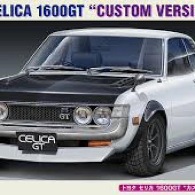 Hasegawa 1/24 scale Toyota Celica 1600GT Custom Version Plastic Model Kit 20672