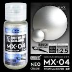 摩多modo金屬成色系列 油性 模型油 - MX-04 鈦銀 - Neo 30ml