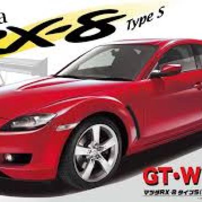Fujimi 04796 - ID-326 1/24 Mazda RX-8 Type S w/GT-W Wing