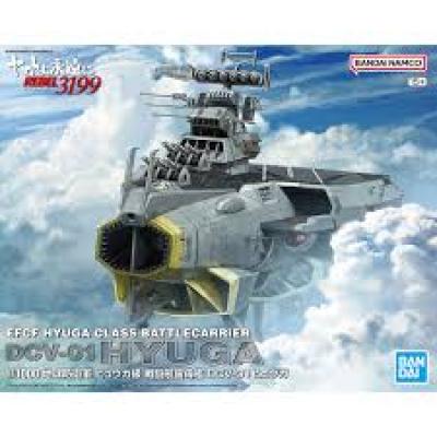 Bandai Star Blazers 1/1000 EFCF Hyuga Class Battlecarrier DCV-01 Hyuga Model Kit 5068695