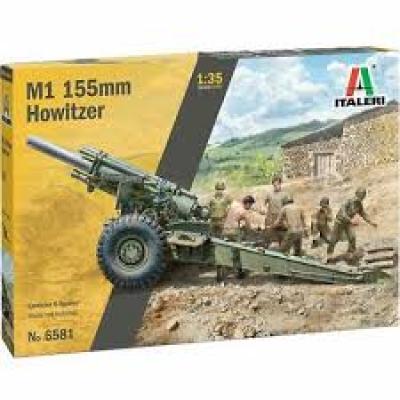Italeri IT-6581 M1 155mm Howitzer with Crew