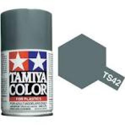 Tamiya 85042 Tamiya Color Spray TS-42 Light Gun Metal