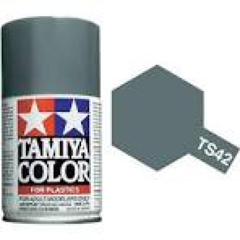 Tamiya 85042 Tamiya Color Spray TS-42 Light Gun Metal