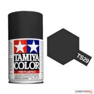 Tamiya 85029 Tamiya Color Spray TS-29 Semi-Gloss Black
