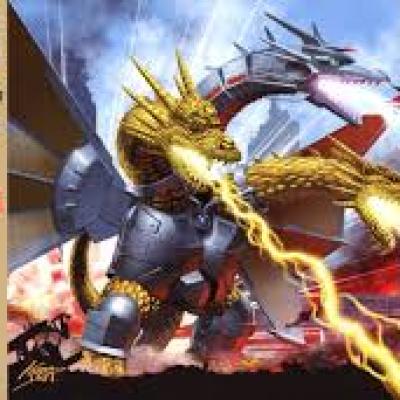 Chibimaru Mecha King Ghidorah 70th Anniversary Version (Plastic model)