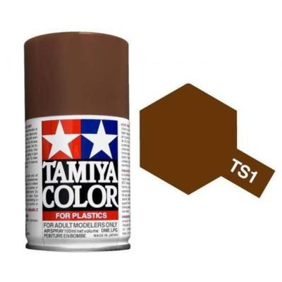 Tamiya 85001 Tamiya Color Spray TS-1 Red Brown