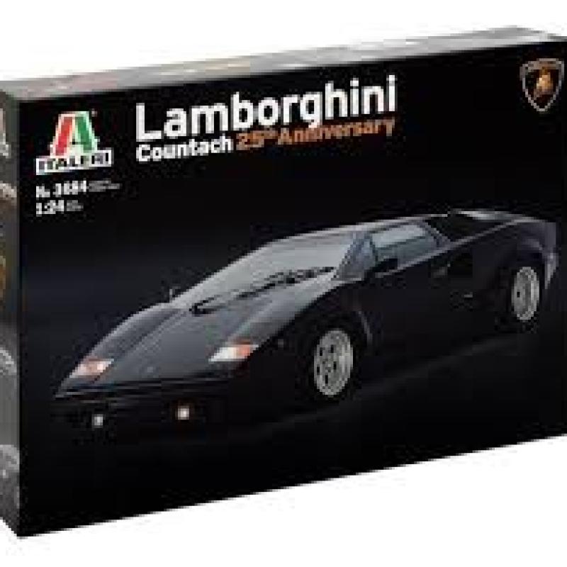 Italeri  IT-3684S 1/24 Lamborghini Countach 25th Ann