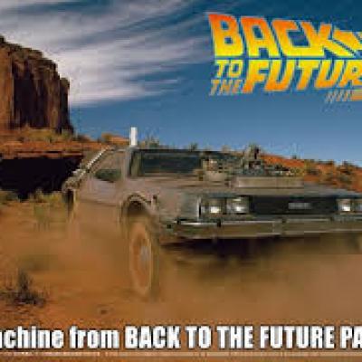 Aoshima 06438 - 1/24 Time Machine From Back to the Future Part III BT-03
