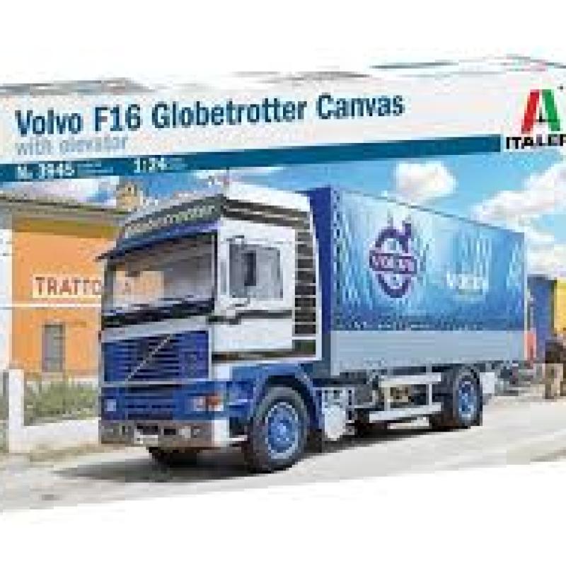 Italeri IT-3945S 1/24 F16 GlobetrotterCanvas Truck