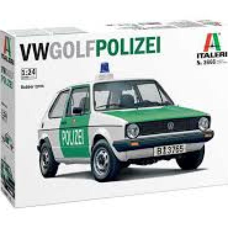 Italeri IT-3666 1/24 VW Golf Polizei