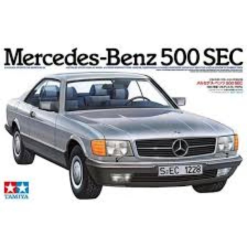 Tamiya 1/24 Sports Car Series 平治 Mercedes-Benz 500 SEC Scale Model Kit
