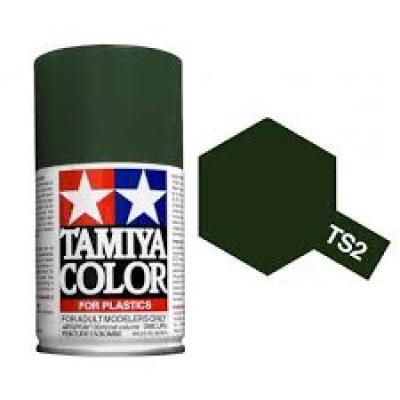 Tamiya Dark Green Spray TS-02 85002