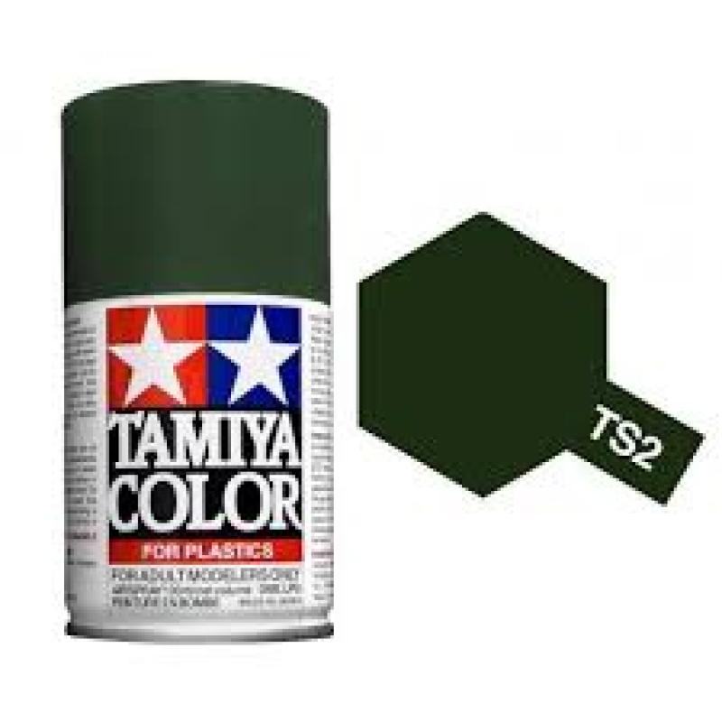 Tamiya Dark Green Spray TS-02 85002