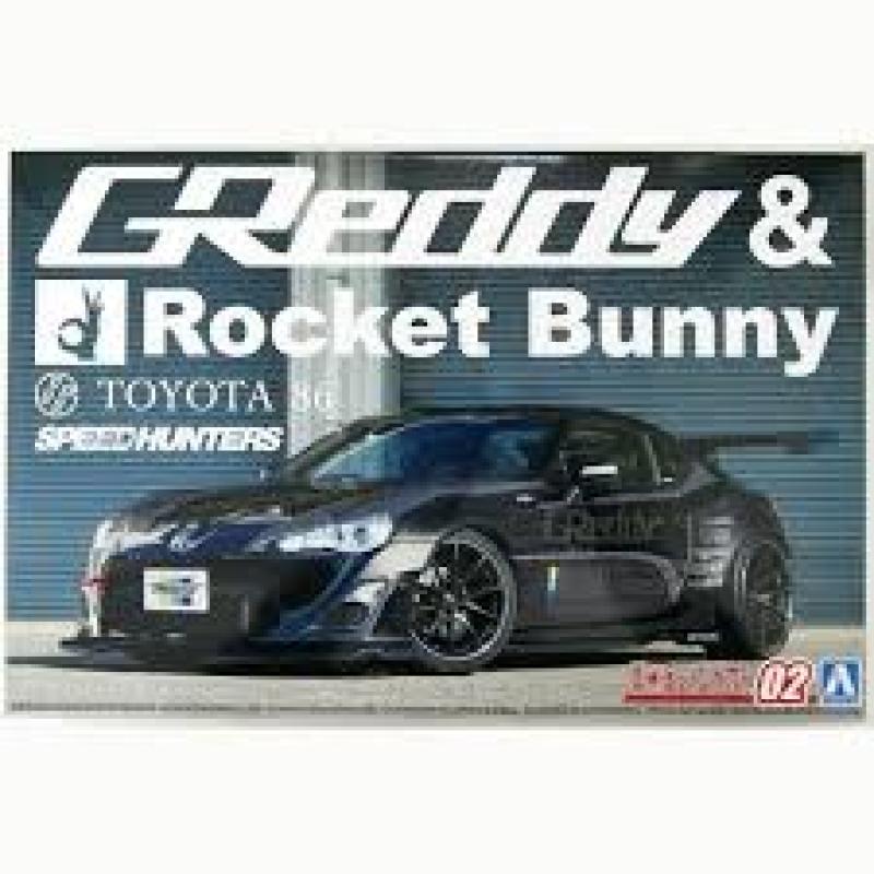Aoshima 1/24 豐田86 '12 Greddy & Rocket Bunny版
