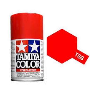 Tamiya 85008 Tamiya Color Spray TS-8 Italian Red