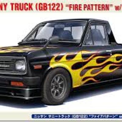 Hasegawa 20751 1/24 Nissan Sunny Truck (GB122) Flame pattern with chin spoiler