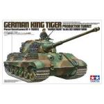 Tamiya 1/35 Military Miniature German King Tiger Production Turret Scale Model Car