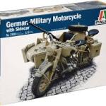 Italeri IT-7403S 1/9 BMW R75 GermanMilitary Motorcycle