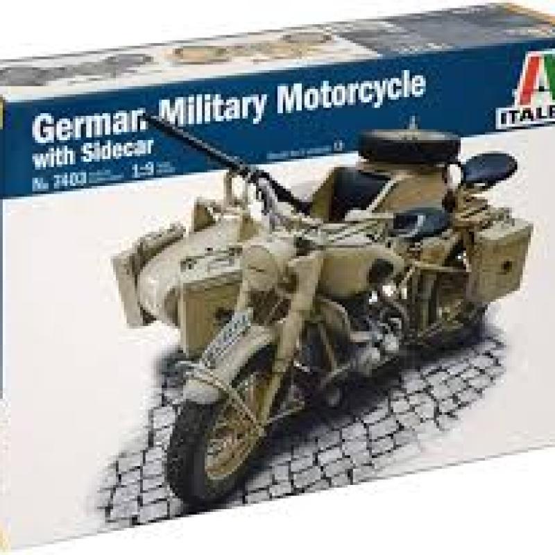 Italeri IT-7403S 1/9 BMW R75 GermanMilitary Motorcycle