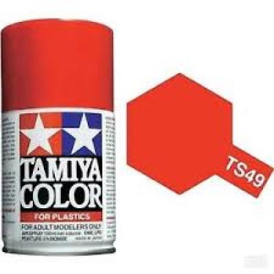 Tamiya 85049 Tamiya Color Spray TS-49 Bright Red