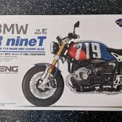 Meng 1/9 BMW R nine T, Option 719 Mars, Rot/Kosmos-blau