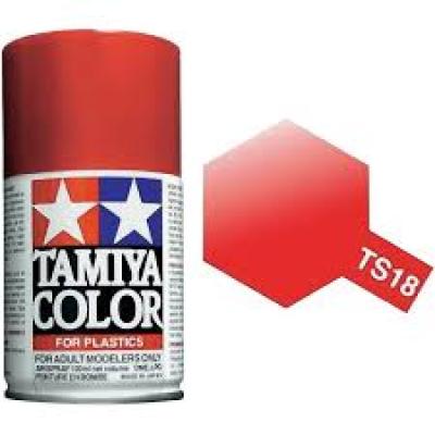 Tamiya 85018 Tamiya Color Spray TS-18 Metallic Red