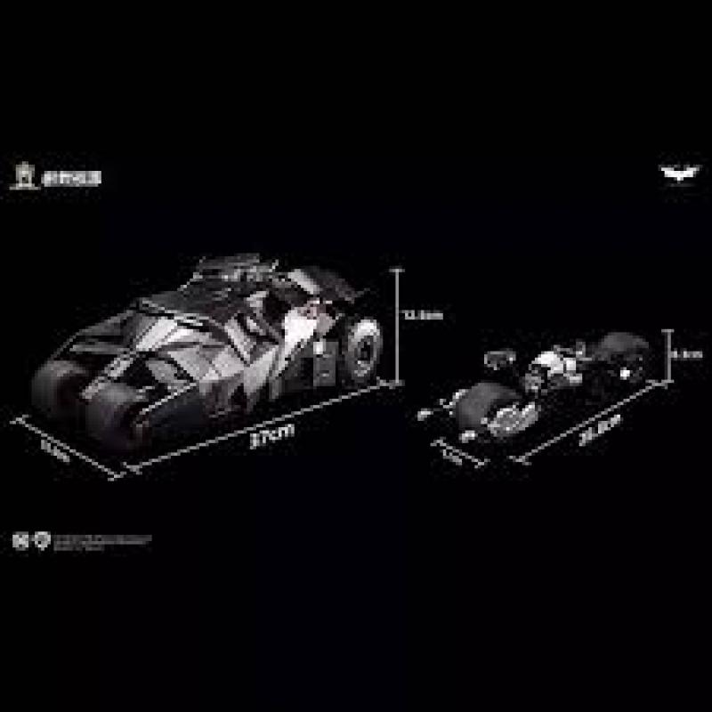 創世模王 The Batman 1/12 蝙蝠戰車&蝙蝠摩托