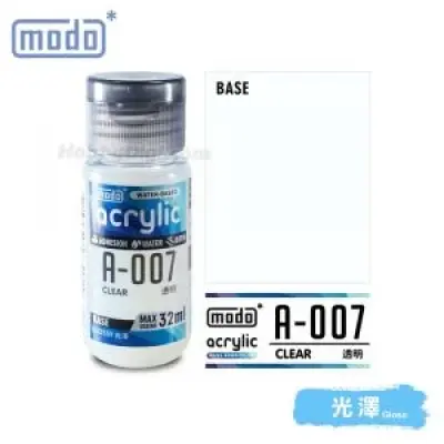 modo Acrylic Water Based Model Paint - A-007 Clear 32ml