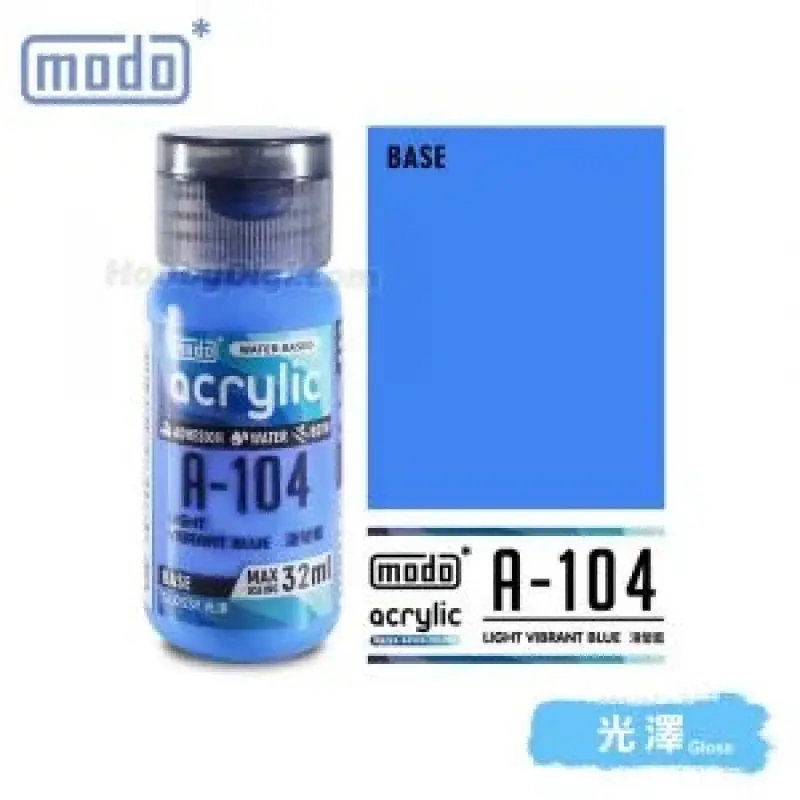 modo Acrylic Water Based Model Paint - A-104 Light Vibrant Blue 32ml