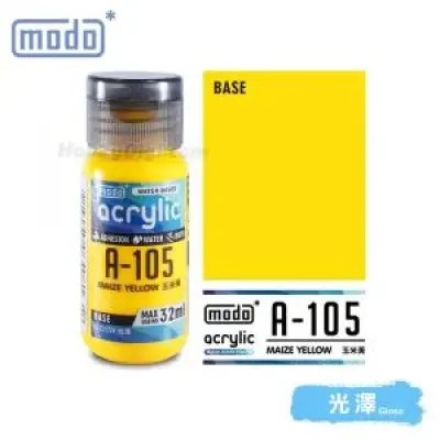 modo Acrylic Water Based Model Paint - A-105 Maize Yellow 32ml
