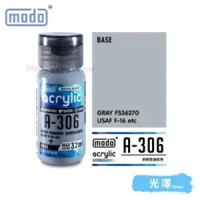 modo Acrylic Water Based Model Paint - A-306 Gray FS36270 32ml