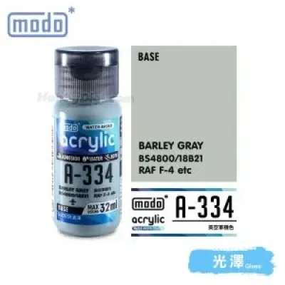 modo Acrylic Water Based Model Paint - A-334 Barley Gray 32ml
