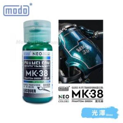 摩多modo Chameleon魔幻極光色 油性 模型油 - MK-38 NEO 魔光綠 30ml