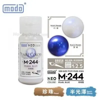摩多modo 珍珠色 油性 模型油 - M-244 NEO 珍珠藍 30ml