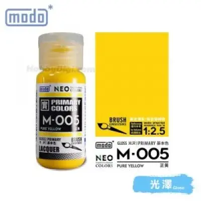 摩多modo基本色 油性 模型油 - M-005 NEO 正黃 30ml