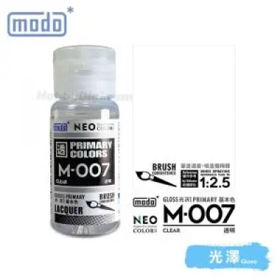 摩多modo基本色 油性 模型油 - M-007 NEO 透明 30ml