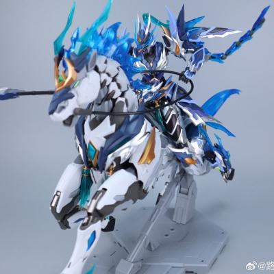 Motor Nuclear 摩動核 MG 1/100 星甲魂將傳 MNP-XH05 天佑星 龍膽虎將 趙雲 玉蘭白龍駒 趙雲連馬 合金骨架 拼裝模型