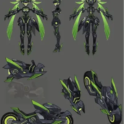 大漫匠/核金重构ANIMESTER 孙尚香 末日机甲THE DOOM MECHA 王者荣耀