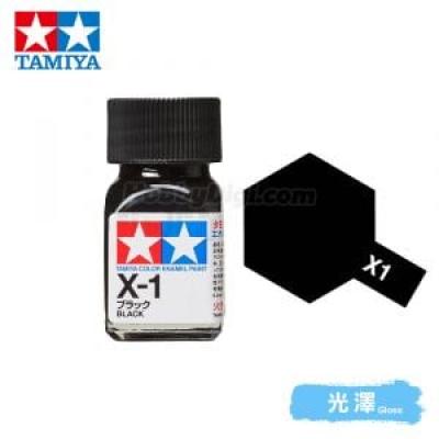 Tamiya 80001 Tamiya Color Enamel Paint X-1 Black 10ml