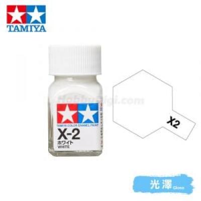 Tamiya 80002 Tamiya Color Enamel Paint X-2 White 10ml