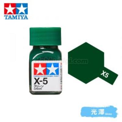 Tamiya 80005 Tamiya Color Enamel Paint X-5 Green 10ml