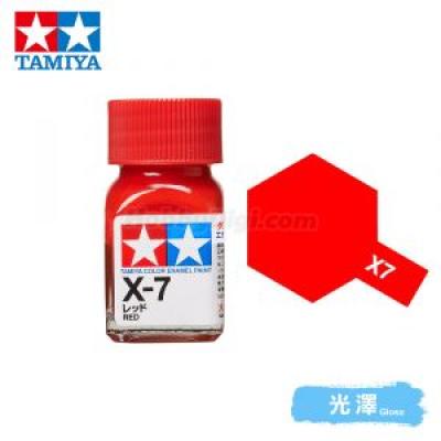 Tamiya 80007 Tamiya Color Enamel Paint X-7 Red 10ml