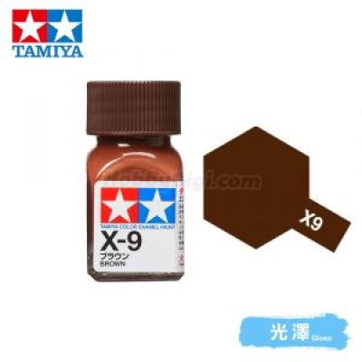 Tamiya 80009 Tamiya Color Enamel Paint X-9 Brown 10ml
