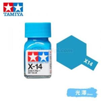 田宮模型 80014 Tamiya Color 琺瑯油 X-14 天藍色 10ml