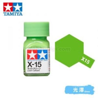 田宮模型 80015 Tamiya Color 琺瑯油 X-15 亮綠色 10ml