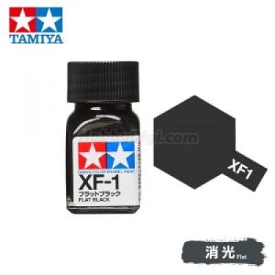 Tamiya 80301 Tamiya Color Enamel Paint XF-1 Flat Black 10ml