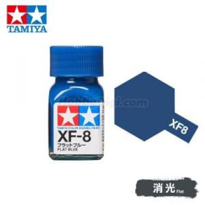 Tamiya 80308 Tamiya Color Enamel Paint XF-8 Flat Blue 10ml