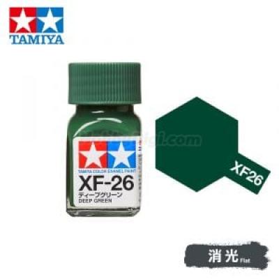 Tamiya 80326 Tamiya Color Enamel Paint XF-26 Deep Green 10ml