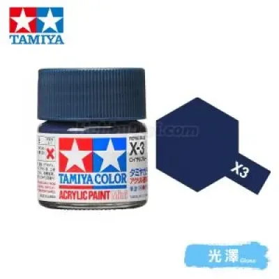 Tamiya 81503 Tamiya 彩色壓克力顏料 Mini X-3 皇家藍 10ml